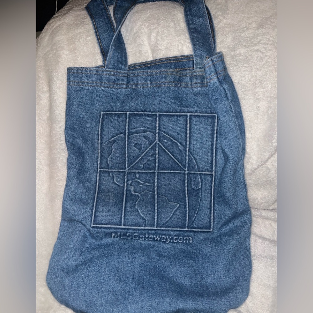 Vintage mlsgateway.com denim tote bag